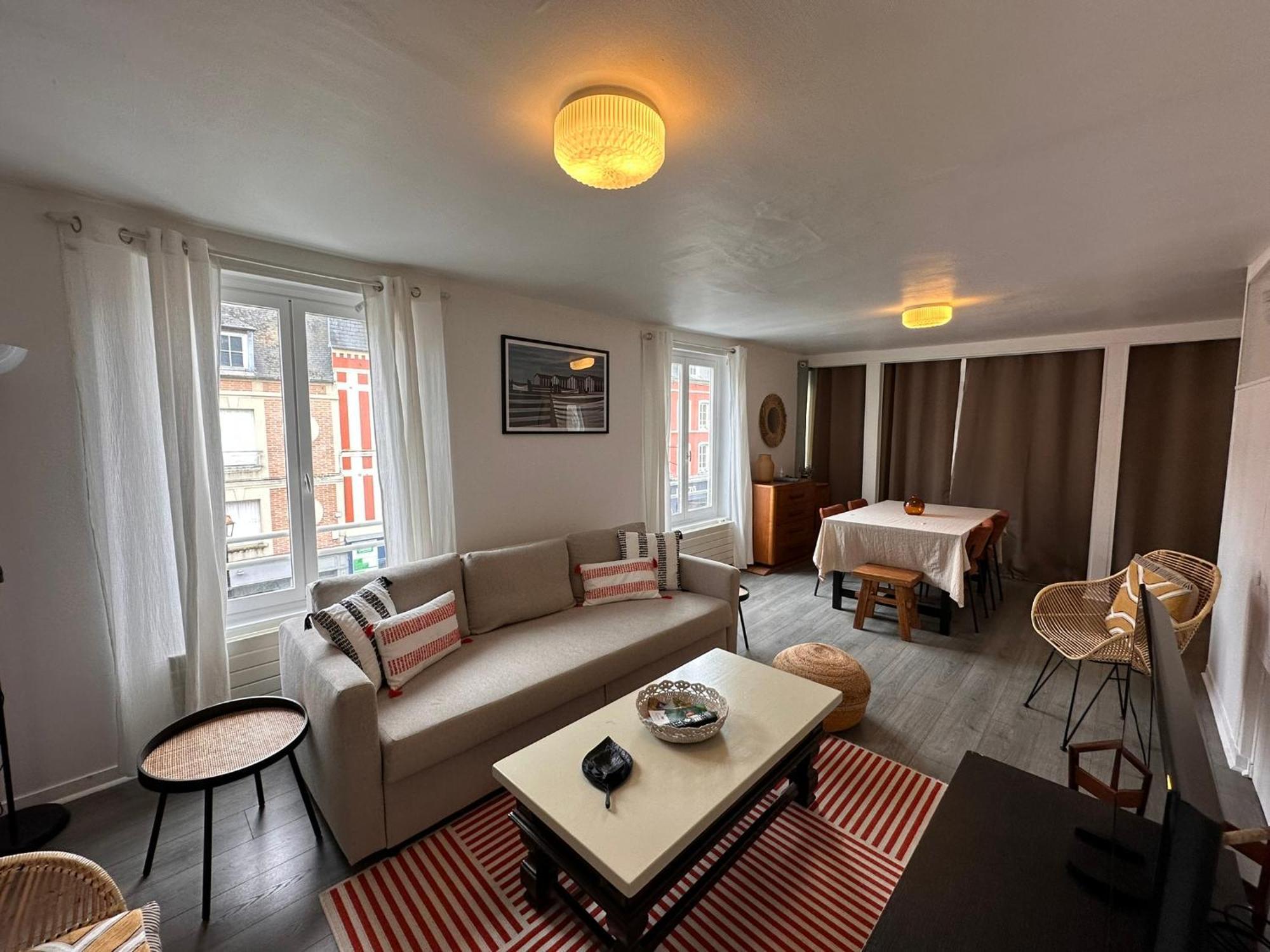 Large Apartment In City Center Honfleur Kültér fotó